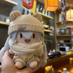 【在庫あり】雪ふふ 初音ミク 15cm かわいいコットンドール ぬいぐるみ 着せ替え人形