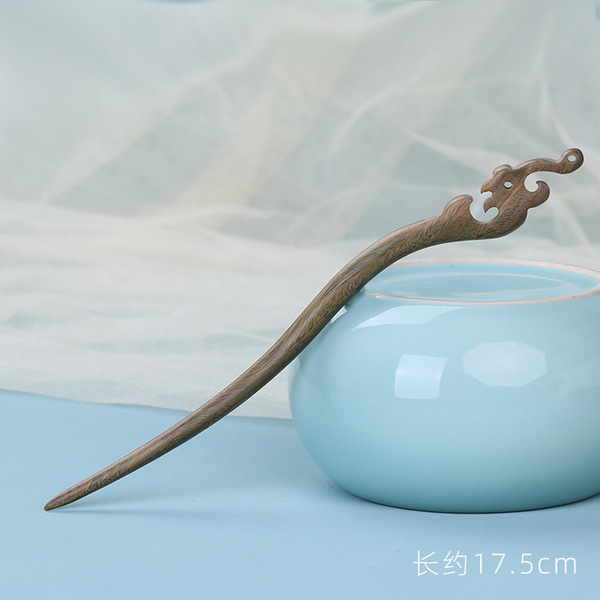 Chinese hairpin green sandalwood