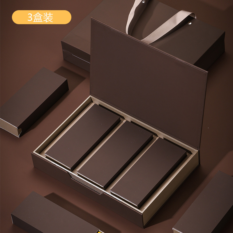 高档茶叶包装盒摆泡岩茶肉桂红茶大红袍水仙通用长泡袋礼盒空盒子