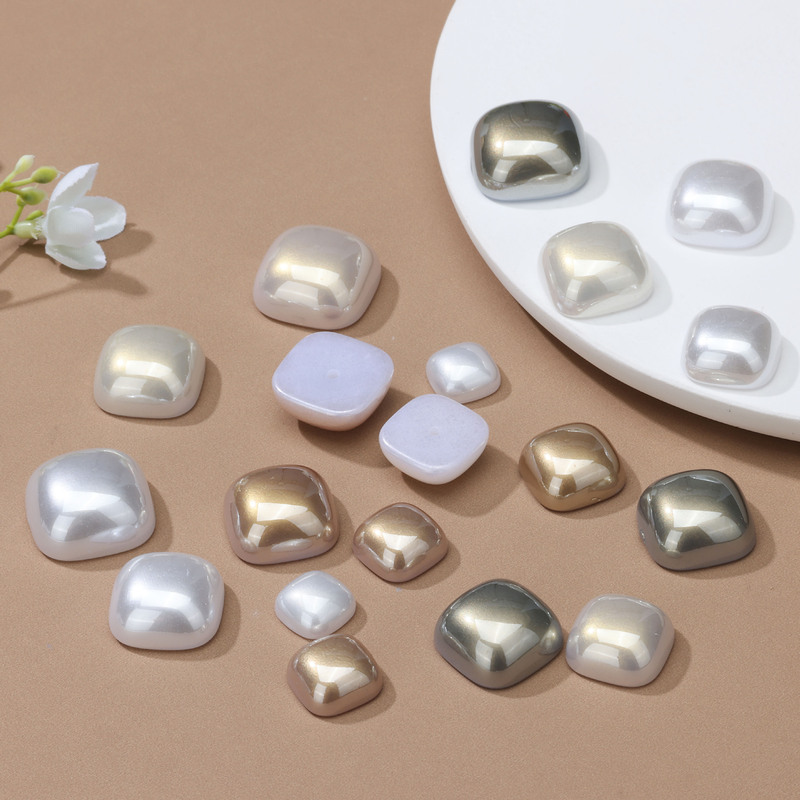 High-Gloss Imitation Shell Sugar Cube Earrings Pearl Square Square Half-Hole Earrings Accessories Earrings Earrings Headdress Accessories High-Gloss Imitation Shell Sugar Cube Earrings Pearl Square Square Half-Hole Earrings Accessories Earrings Earrings Headdress Accessories