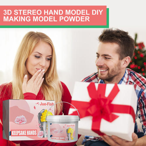 JUE-FISH 3D Hand Model Powder DIY 3D Cloning Powder Mother’s Day Valentine’s Day Surprise Gift