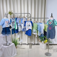湖州织里童装 儿童服装一手货源 巴拉巴拉夏季套装短袖 女童夏季