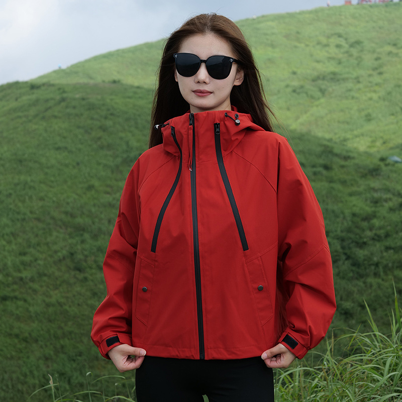 Soft Shell Short Three-in-one Autumn Winter, Outdoor Windproof Waterproof, Super Stylish Jacket For Travel And_voghion.com