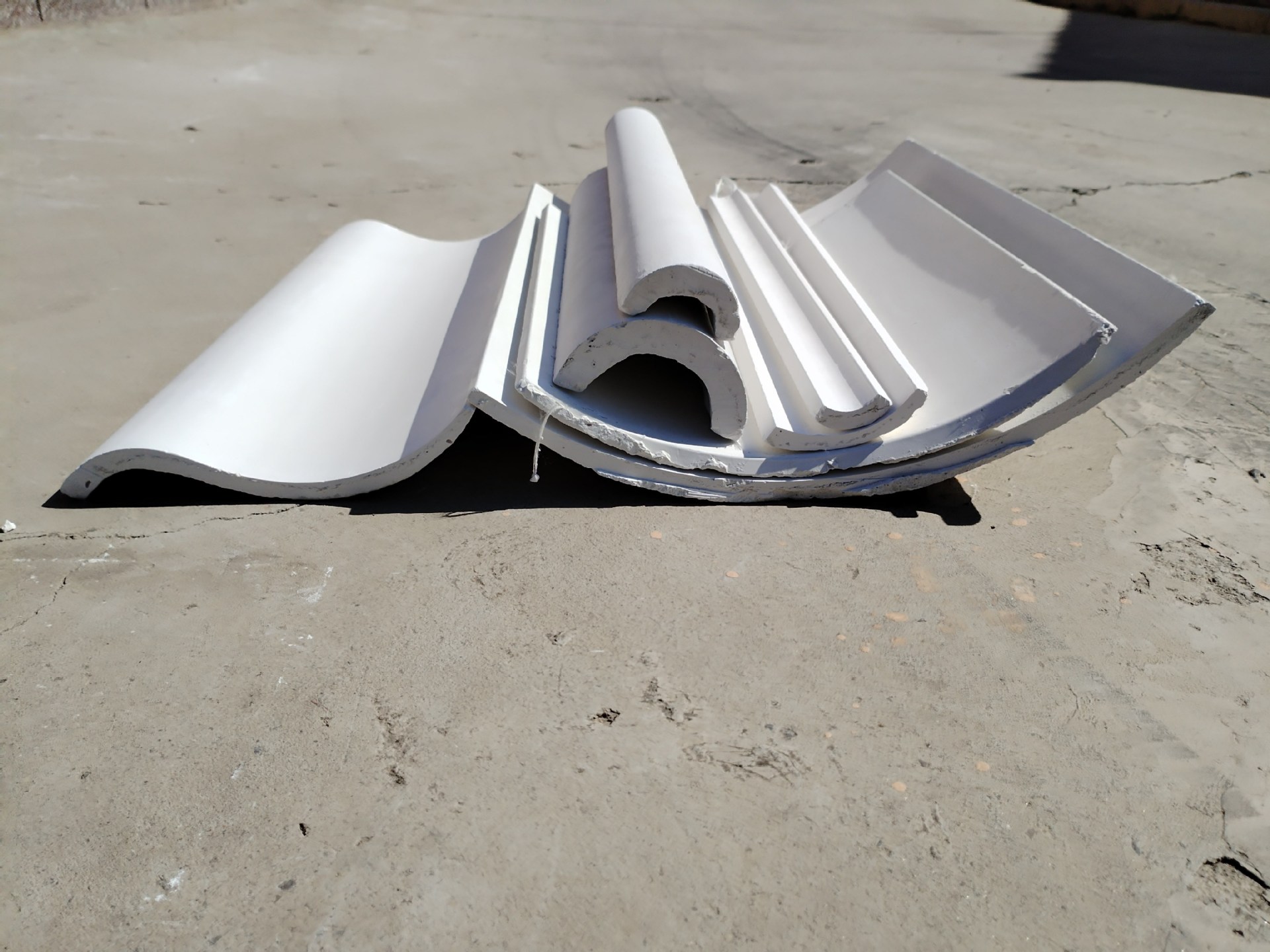 半圆石膏线外凸内凹四分圆弧馒头线