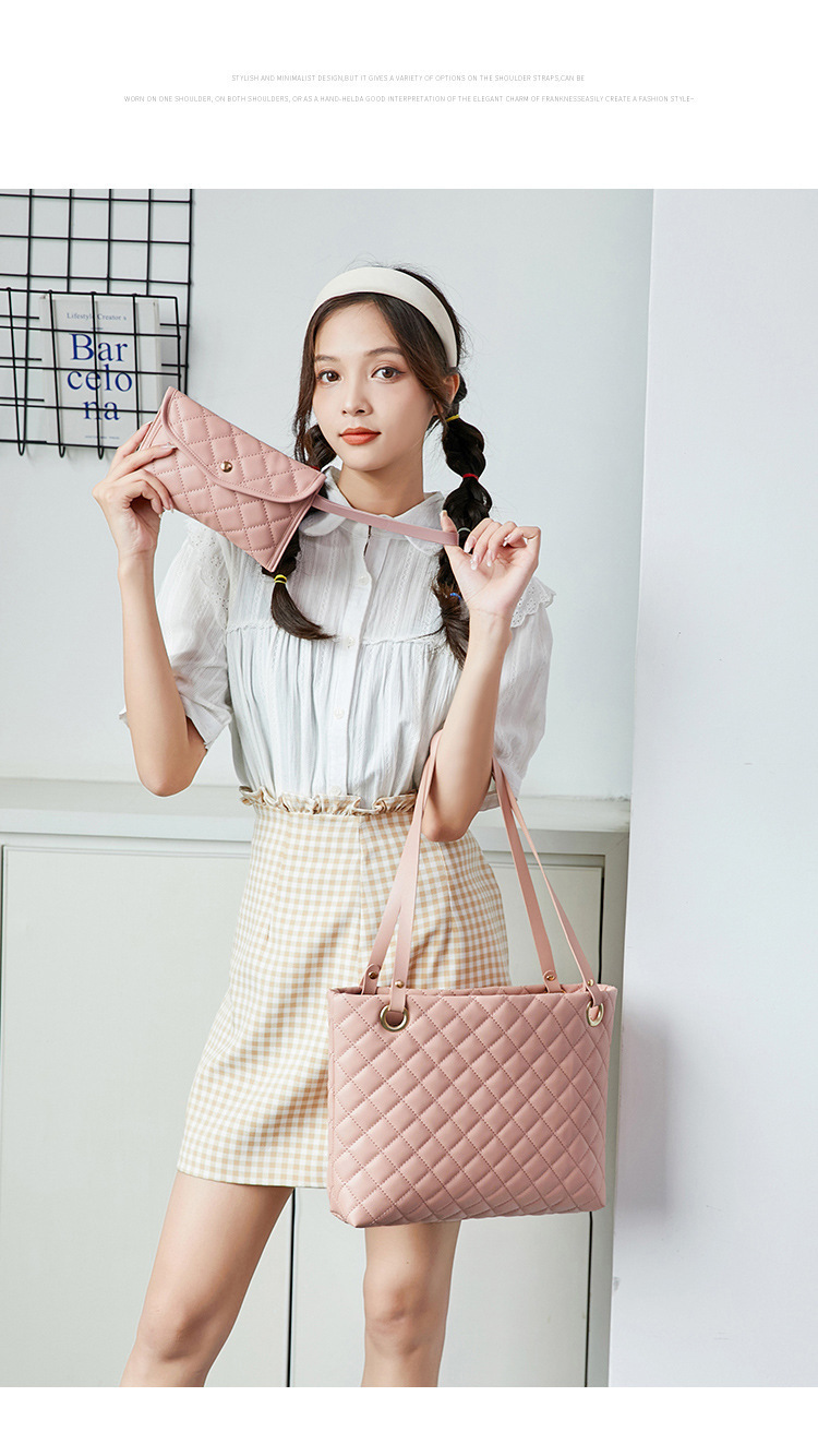 2023 nuova borsa di vendita calda Lingge filo da ricamo set di due pezzi, moda europea e americana autunno e inverno nuova borsa a tracolla_voghion.com