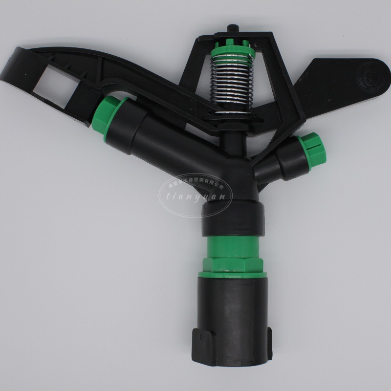 厂家直批园林灌溉喷头 园林摇臂喷头 塑料1寸草坪喷头360度旋转