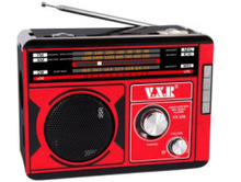跨境熱賣3波段收音機手提便攜可充電應急收音機外放大喇叭VX-326