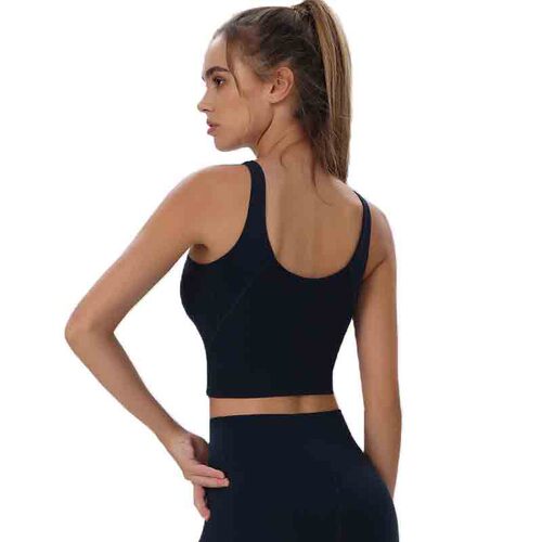 Cross-border sports bra for women with cushioned U-shaped Align yoga innerwear, beautiful back, running quick-dry fitness bra anti-shock