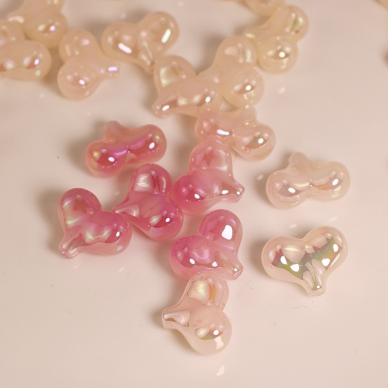 1 Piece 21 * 16mm Arylic Heart Shape Beads display picture 2