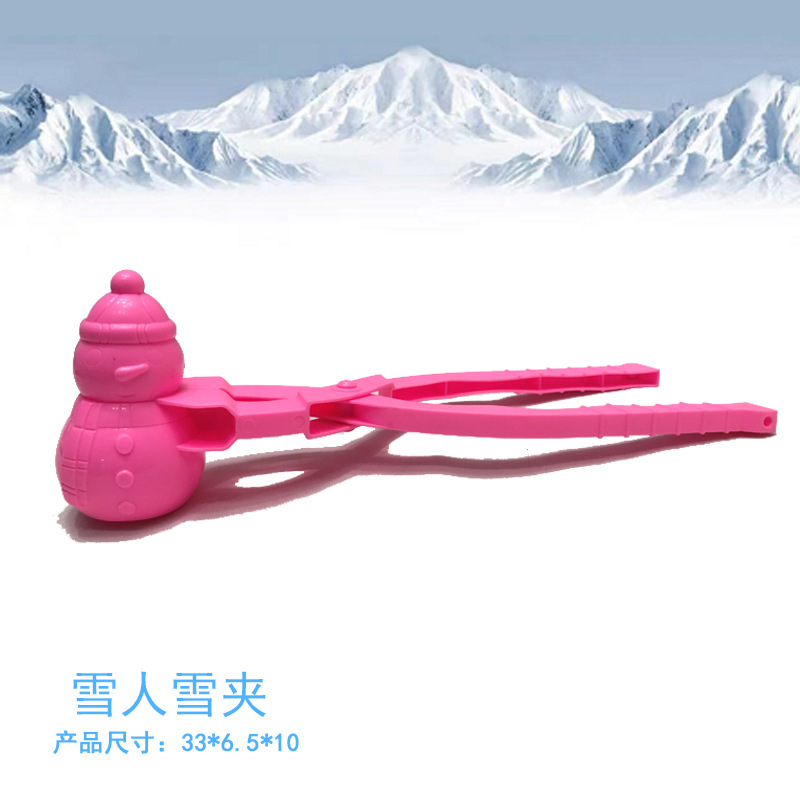 Una variedad de juguetes de nieve se puede utilizar para invierno al aire libre clip de bola de nieve juguetes de nieve para niños