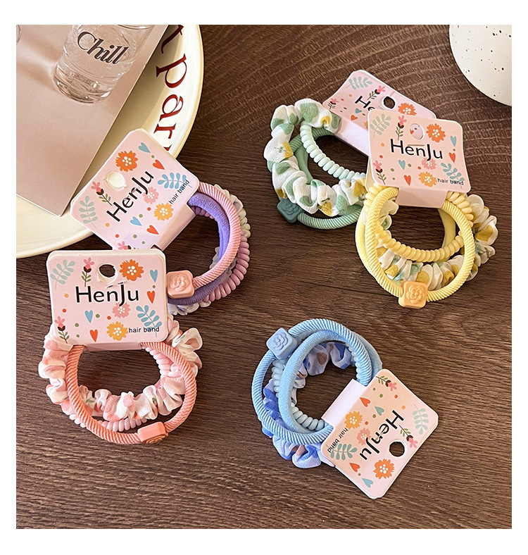 Einfacher Stil Klassischer Stil Frau Einfarbig Haargummi display picture 6