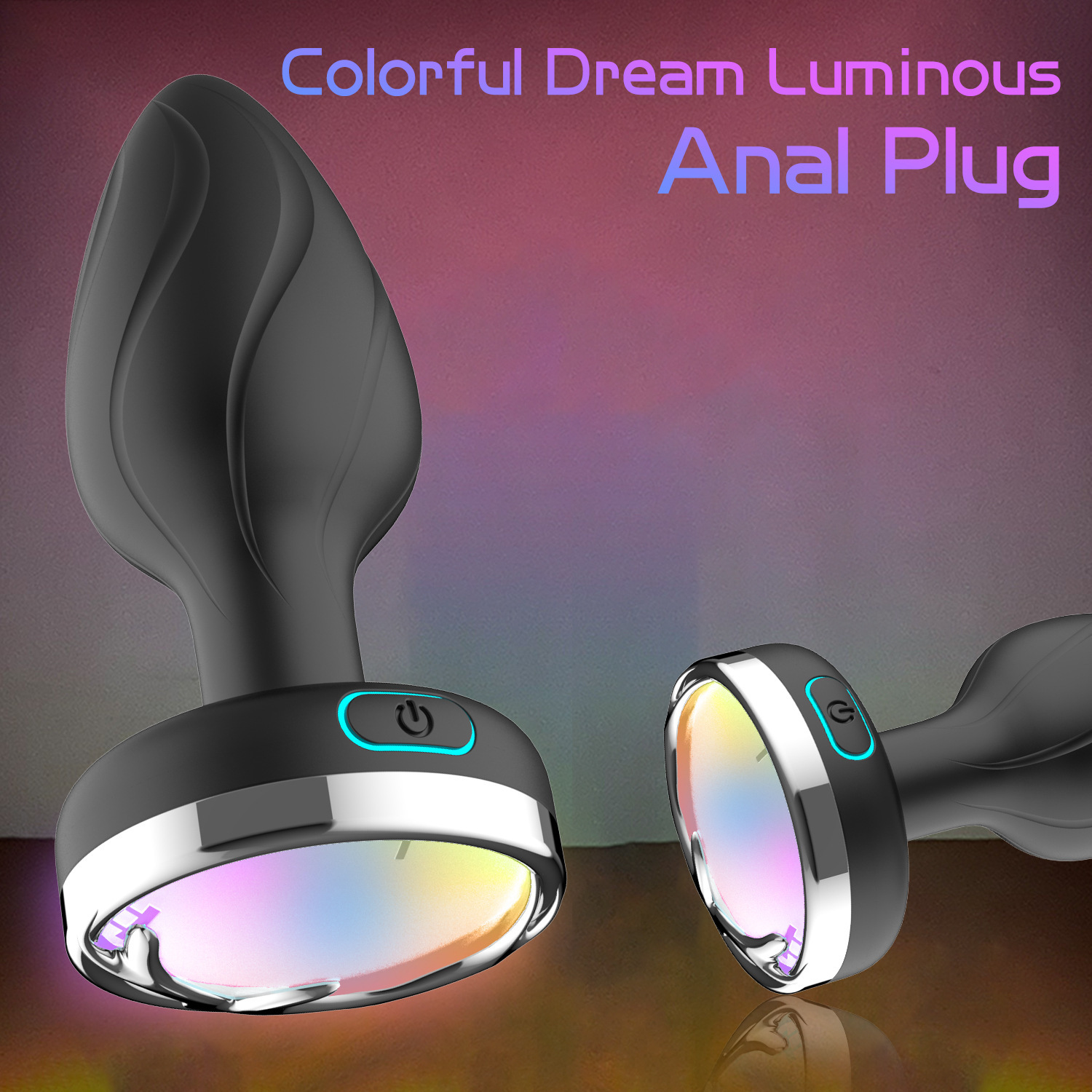 Phích Cắm Hậu Môn Có Đèn Led Remote Phích Cắm Hậu Môn Có Đèn Led Remote