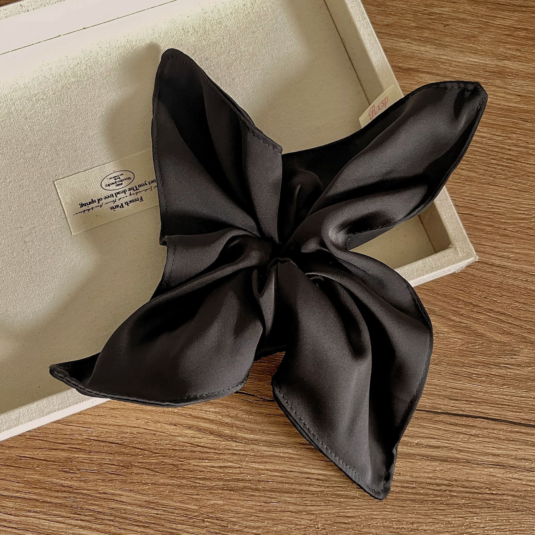 Coreano super grande encaje intestino anillo de cabello para mujeres de alta calidad elástica correa de goma duradera toallas cuadradas para cabello