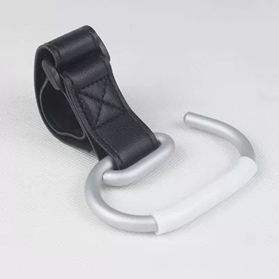 Helmet lock No Installation Needed, Universal Electric - metal-e-hook-black-adjustable-strap-price-of-2