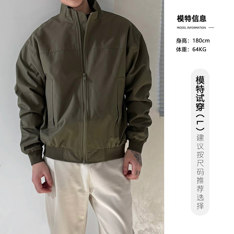秋季美式男士外套25SS秋【哈灵顿夹克】三防设计宽松宽松外套男潮|undefined