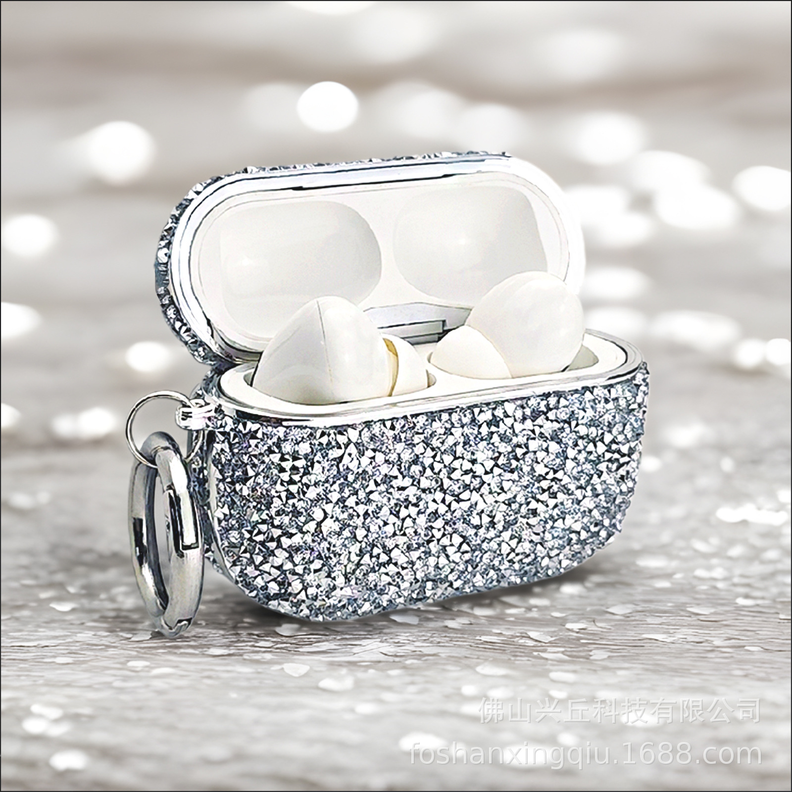 High-End Electroplated Diamond Bluetooth Earphone Case for AirPods Pro3 Protective Case Wholesale in Stock