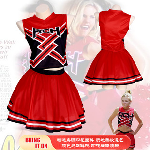 Bring It On5 Movie Charming Cosplay Beautiful Girl Cheerleading Uniform Competition Dance Performance