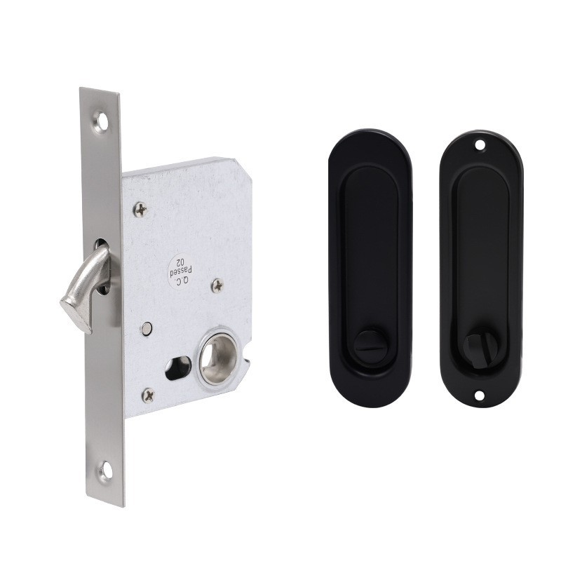 Personalizado 304 acero inoxidable puerta deslizante cerradura de puerta deslizante cerradura de puerta deslizante cerradura de gancho de mano cerradura de puerta deslizante cerradura de baño de cocina