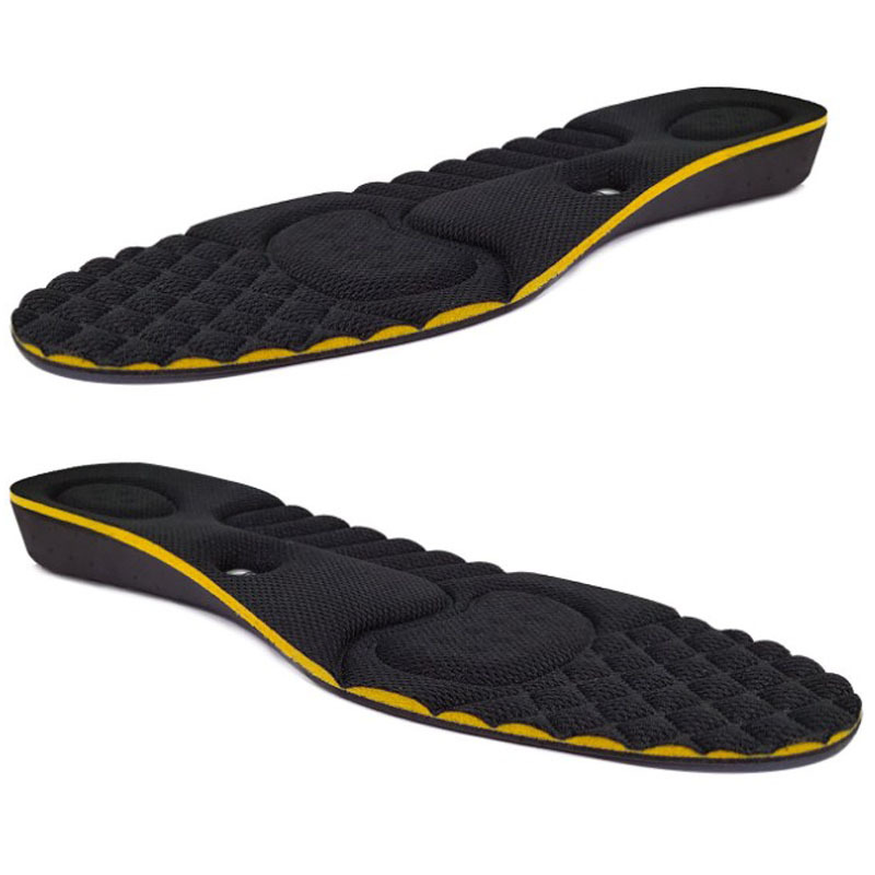 High-elasticity memory foam height-increasing insoles, full-length magnetic therapy massage insoles for men and women, breathable height-increasing insoles.