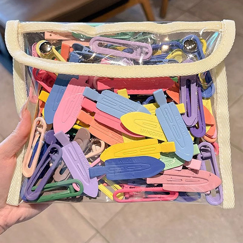 Pin de cabello para mujeres 2025 nuevo pin de cabello lateral frontal frontal frisa pin de cabello sin marcas de maquillaje pin de cabello pin de boca de pato adornamiento