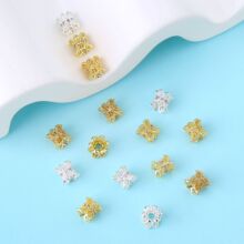 ΢�Ͱ��С�U���ʯ΢��U��ɢ��������~�18K������ɫDIY���
