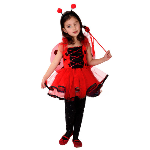 Halloween cosplay costume G-0071 children's animal costume performance suit Ladybug performance suit dress