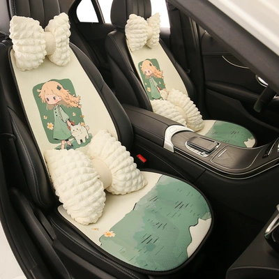 Girls, Suitable for All Seasons, Breathable Universal seat cover