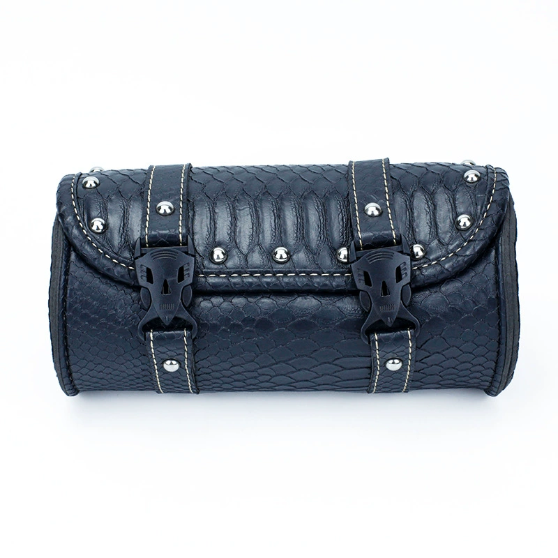 Crocodile waterproof leather quickly unzip the motorcycle front car tail bag mini -hanging bag small toolkit package