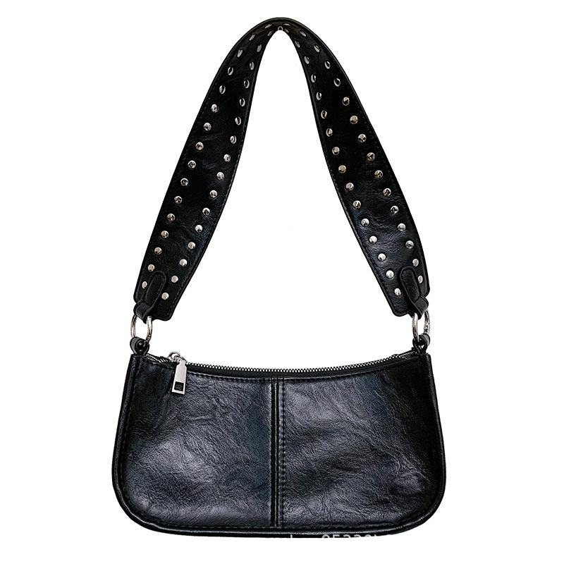 Bolso de moda ins de personalidad de nicho para mujer 2024 bolso de bola de masa láser brillante de otoño bolso de hombro de alta gama