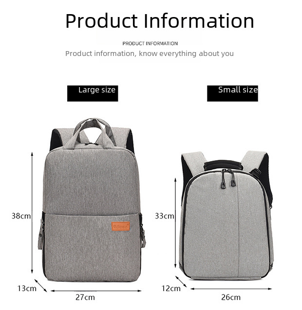 SLR 사진 배낭 다기능 디지털 카메라 가방 휴대용 카메라 가방