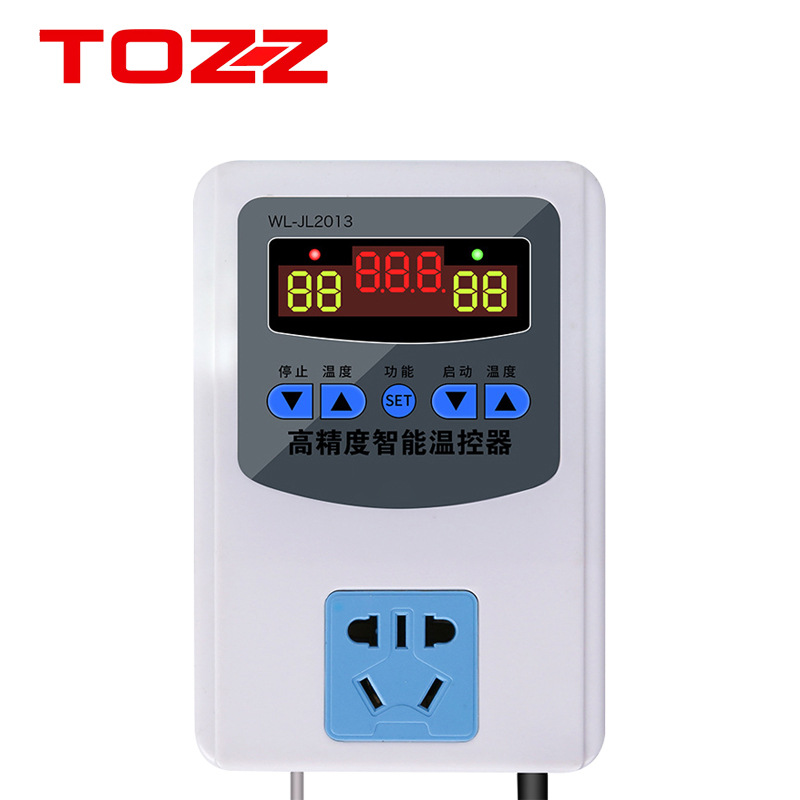 温控器数显智能全自动带探头电子电地暖锅炉温度控制器温控仪开关