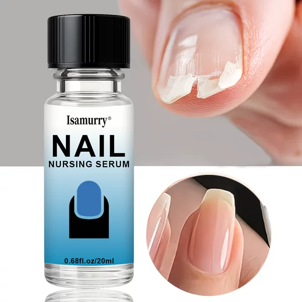 Nail care essence repairs damaged and fragile nail surfaces, nourishes and brightens nails, nutritional liquid, cross-border packaging in English