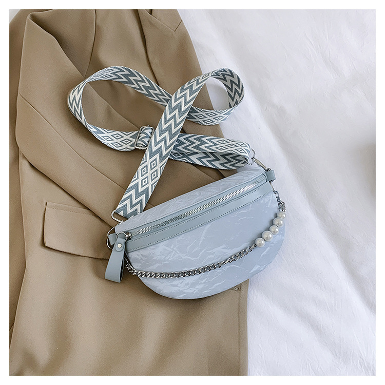 750g Weight Nylon Lining Material Zipper Closure Type Single Shoulder Strap Strap Type Crossbody Bag Bags Type Casual, Holiday Occasion Pu Leather Material Solid Color Pattern All Seasons Season Women's Gender Vintage Style, Streetwear Style Dumpling Shape Shape Medium Size Women's Vintage Style Streetwear Solid Color Pu Leather Waist Bags 32