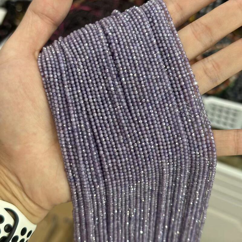 カット面ジルコン散珠彫刻面カラージルコン小米珠小珠玉アクセサリー半製品卸売り|undefined