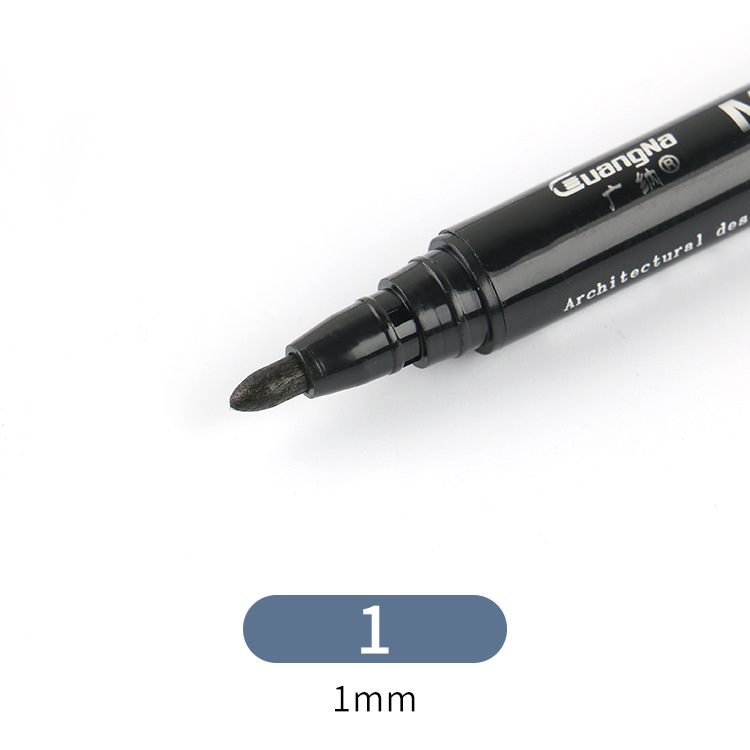 Guangna 8050 aguja pluma arte gancho pluma 15 tipos de línea boceto bosquejo contorno pluma negro anime bosquejo pluma