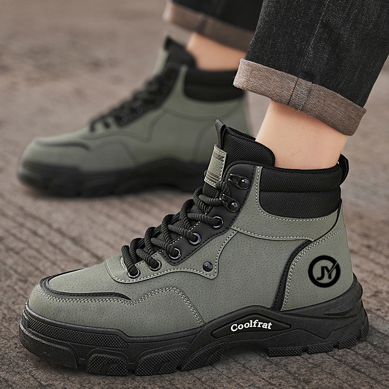 BOTAS Martin de alta gama zapatos masculinos otoño 2025 nuevas tendencias masculinas zapatos de herramientas 100 botas cortas de estilo británico image 4