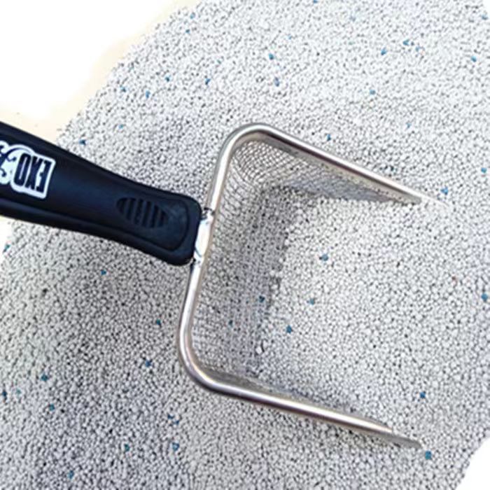 Rutin pala de pollo Arena de nogal pala de pastel de pollo pala de arena para gatos pala de comida pala de arena para mascotas