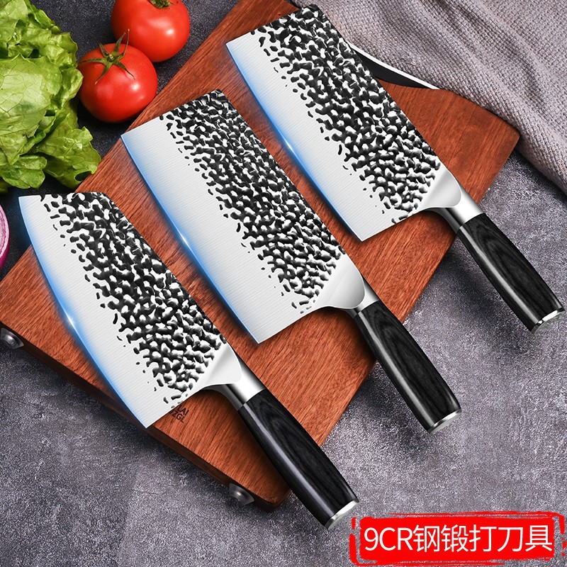 Kit de cuchillo de cocina doméstico súper rápido afilado cocinero forjado cortador Yangjiang cuchillo de cocina Kit de cuchillo de cocina acero inoxidable
