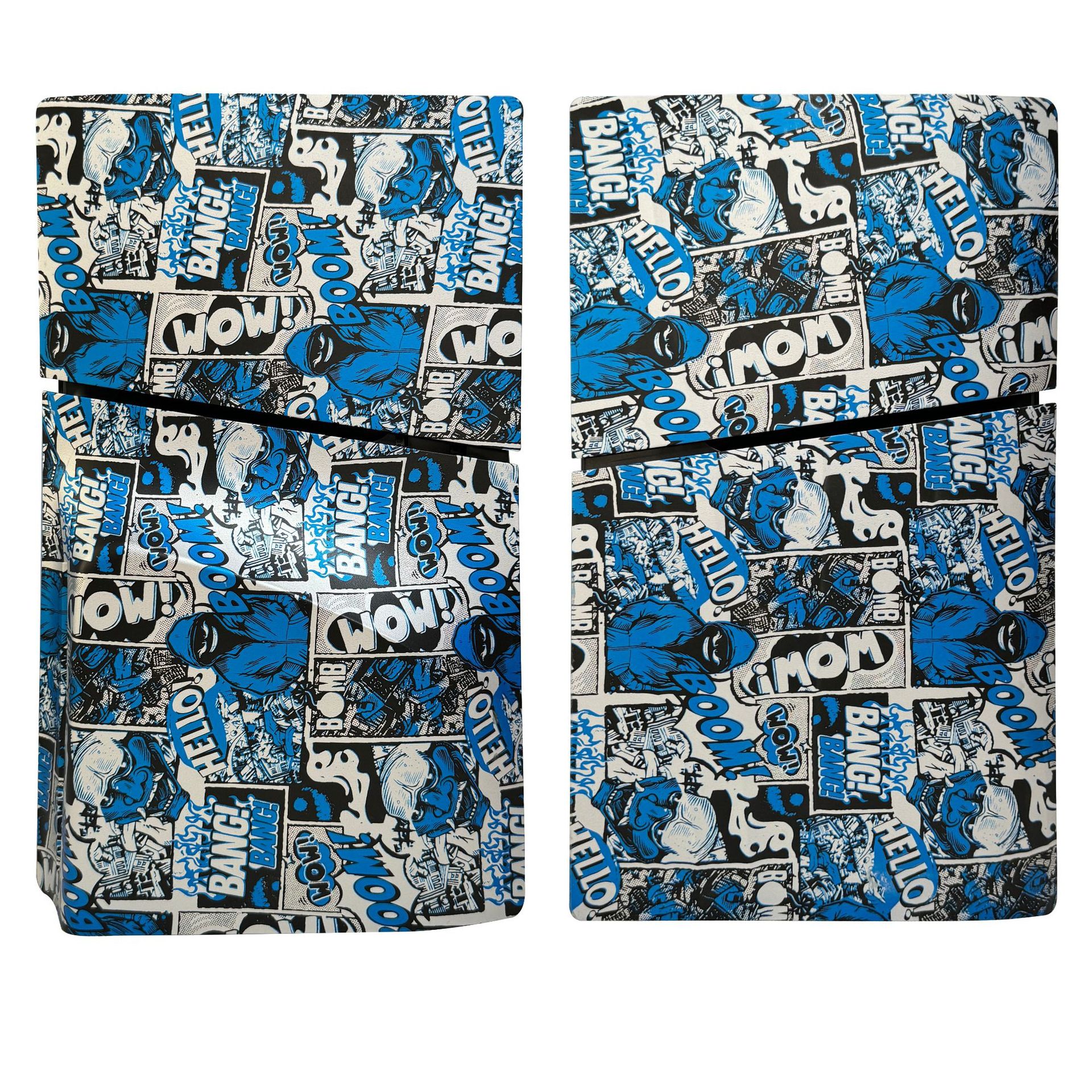 Transfronterizo exclusivo PS5Pro caja de reemplazo de fibra de carbono caja de consola de juegos caja de protección caja negra desmontable