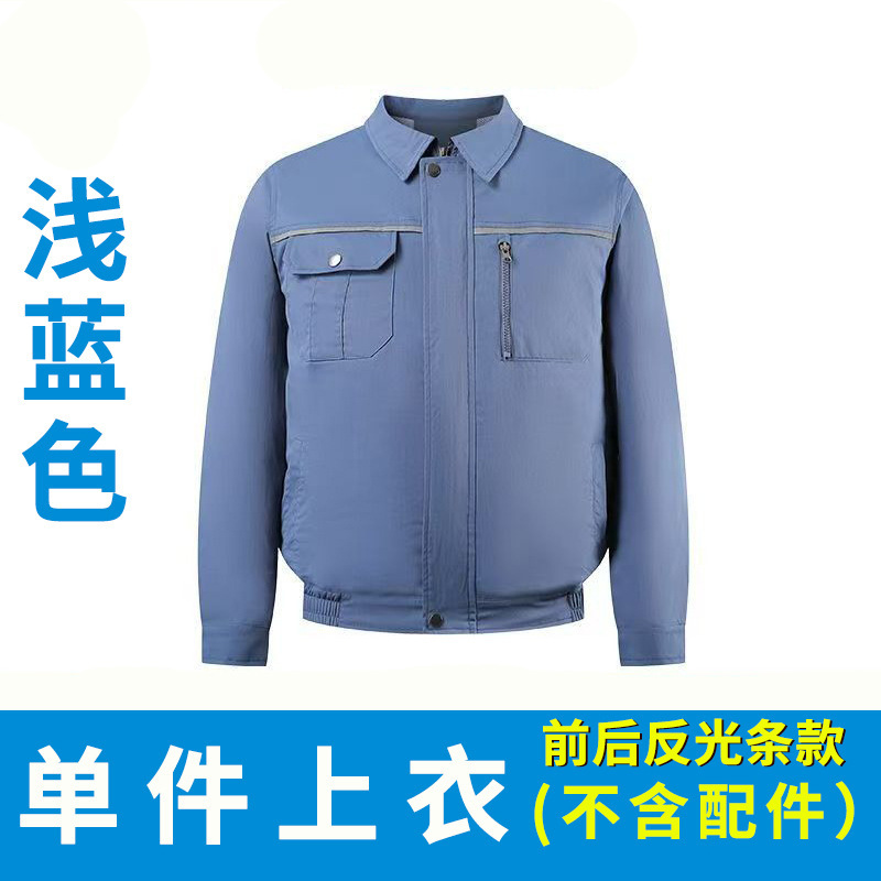 夏用冷却空調服、男性用扇風機付き作業服、迷彩服、溶接工事現場冷凍服、作業服|undefined