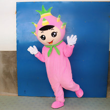 玩偶活動水果道具裝扮真人行走頭套火龍果小女孩卡通人偶服裝衣服