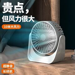 デスクトップのUSBの小さい扇風機は電池の便利な屋外の旅行の学生の寮の赤ちゃんのベッドの頭の大風の小さい扇風機ができます。