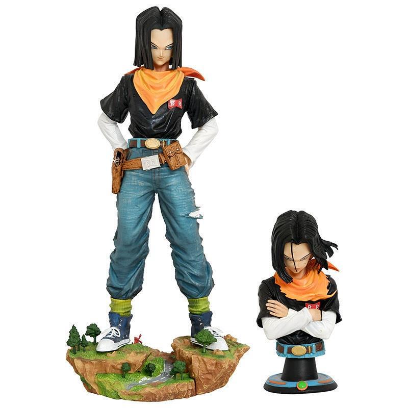 ドラゴンボール [日本] ブラックパール人造人間 No.17 アニメ フィギュア おもちゃ 車の装飾品 モデルミューズ|undefined