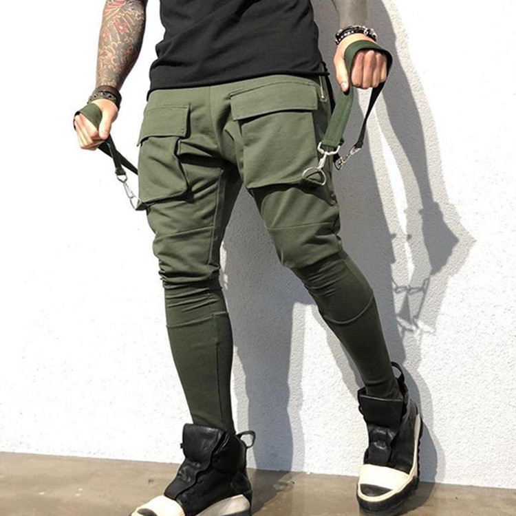 Military Tactical Pants Men Multi-Pocket Overalls Men Loose Cotton Pants Male Cargo Pants For Men Trousers_voghion.com