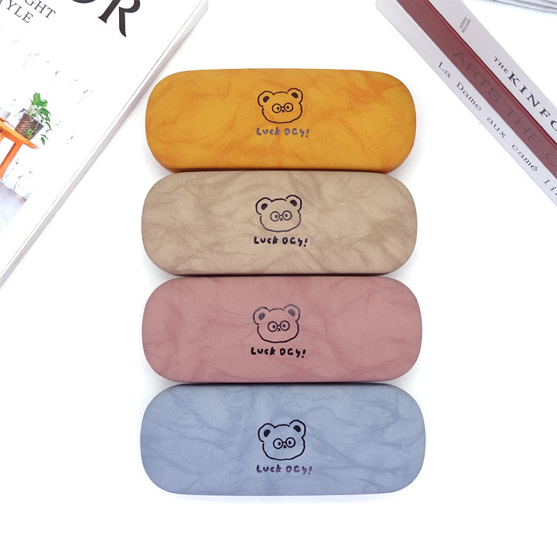 New Style Glasses Case with High Appearance and High-End Feel, Portable, Anti-Pressure and Anti-Fall, Simple and Fashionable Iron Glasses Case with Printable Logo