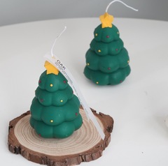 Ins手描きクリスマスツリーろうそくクリスマスろうそく祝日プレゼント装飾家飾り写真道具お土産
