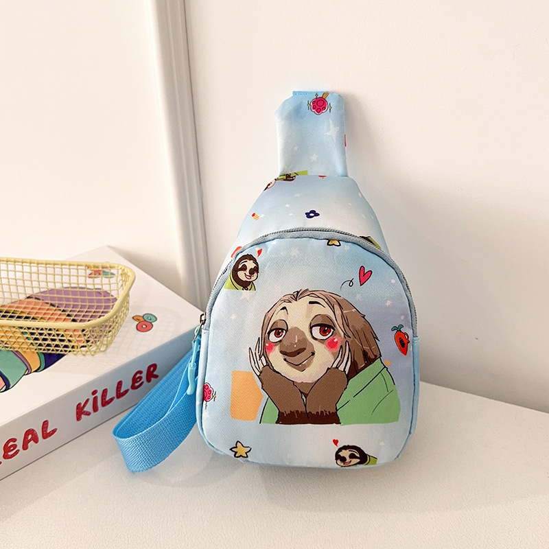 2026 nuevo nuevo bolso de pecho de dibujos animados para niños, bolso de hombro de moda para niños y niñas, bolso de cintura impreso para jardín de infantes