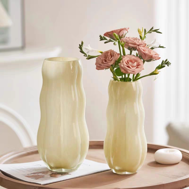 Luz de lujo de alto nivel de vidrio francés creativo medieval red de diseño de flores en la sala de estar decoración de vasijas de nicho