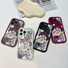 金刚砂适用iPhone16promax手机壳苹果1513111214跨境TPU软海贼王