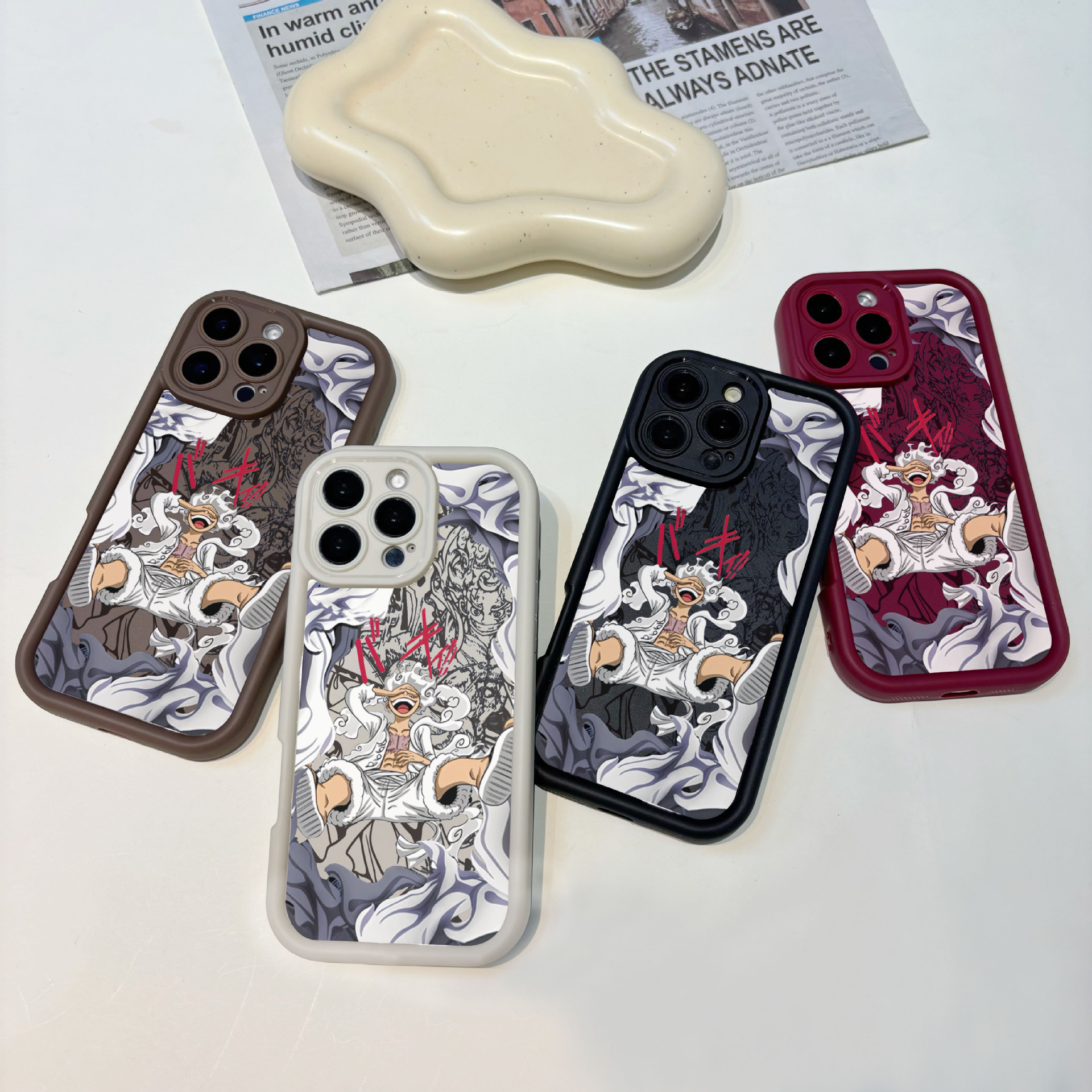 金刚砂适用iPhone16promax手机壳苹果1513111214跨境TPU软海贼王